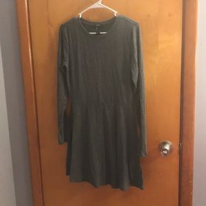 Gray skater dress